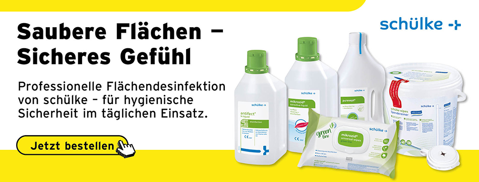 mikrozid green tissues, mikrozid universal liquid, puresept, schülke wipes safe & easy bagless system