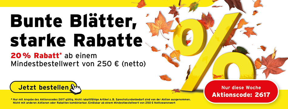 herbst, herbstrabatt, 20% rabatt auf alles ab einem minedestbestellwert von 250€