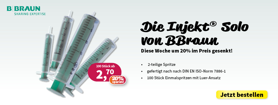 PxD Praxis-Discount | spritzen, injektion, injekt solo, einmalspritze, luer