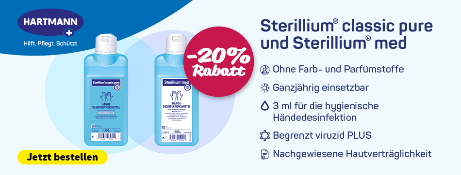 PxD Praxis-Discount | sterillium, haendedesinfektion