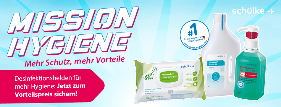 PxD Praxis-Discount | schuelke, gigasept instru af, instrumentendesinfektion, desderman, haendedesinfektion, mikrozid universal wipes green line, flaechendesinfektion, wischdesinfektion, desinfektionstuecher, bis zu 25% sparen