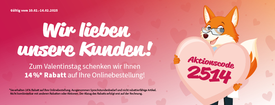 PxD Praxis-Discount | valentienstagsrabatt, 15% rabatt auf alles, 15% onlinerabatt, praxis discount, auf das gesamt sortiment