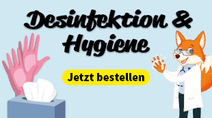 desinfektion und hygiene, desinfektionsmittel, verbrauchsmaterial, landingpage, angebote, praxis discount