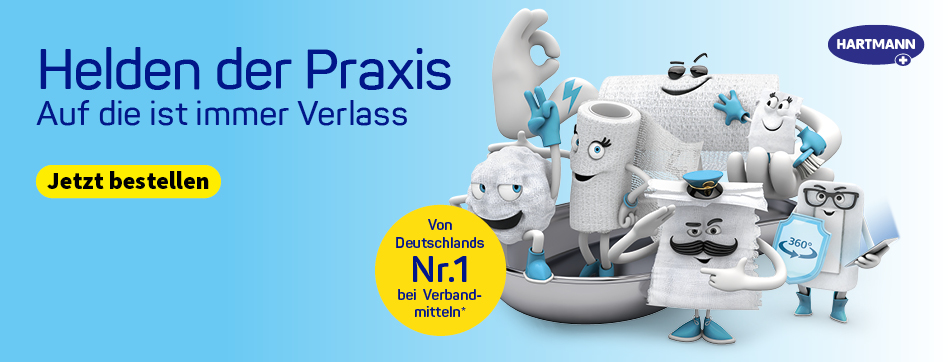 helden der praxis, hartmann, es kompressen, purzellin, wundverband, peha haft fixierbinde, pagasling mulltupfer, cosmopor