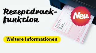 Nutzen Sie unsere neue, integrierte Rezeptdruckfunktion, um schnell und unkompliziert Rezepte für die Abrechnung mit der Krankenkasse zu erstellen.