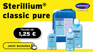 sterillium classic pure, handdesinfektion, haendedesinfektion, hartmann