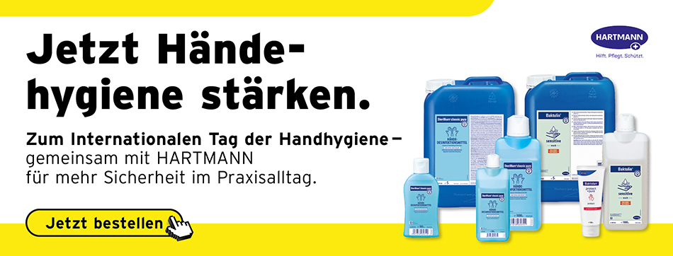 internationaler tag der handhygiene, hartmann, praxis discount, sterillium classic pure, baktolan pure, baktolin sensititive, haendedesinfektion, seife, handcreme