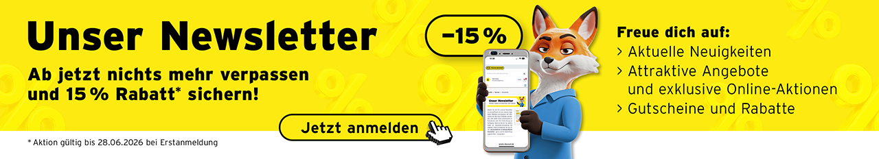 newsletteranmeldung, rabatte, angebote, up to date, vorteile