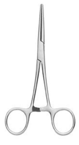 Arterienklemme Pean ohne Zähne, gerade, 16 cm Arterienklemme Pean ohne Zähne, gerade, 16 cm