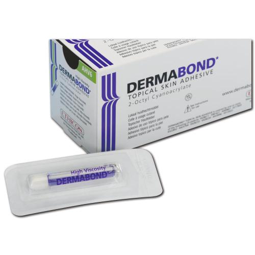 Dermabond Gewebekleber, zähfließend, 6x0,5ml