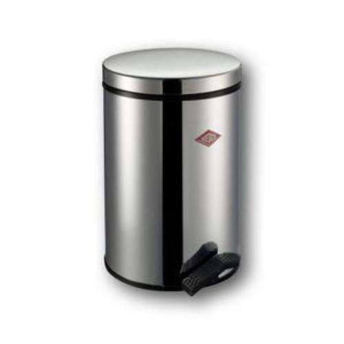Tretabfalleimer Edelstahl 14 Liter, 40 x 24 cm Tretabfalleimer Edelstahl 14 Liter, 40 x 24 cm