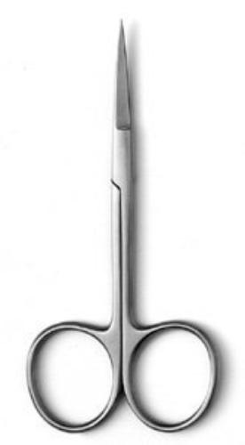 Schere fein, spitz/spitz, gerade, 9 cm Schere fein, spitz/spitz, gerade, 9 cm