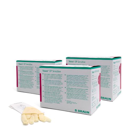 Vasco OP Sensitive-Handschuhe Latex puderfrei Gr.6,5 40 Paar