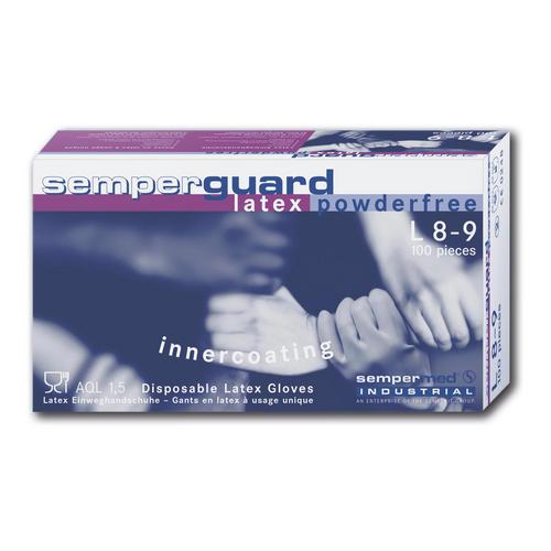 Semperguard Latex IC Handschuhe puderfrei Gr.S, 100St