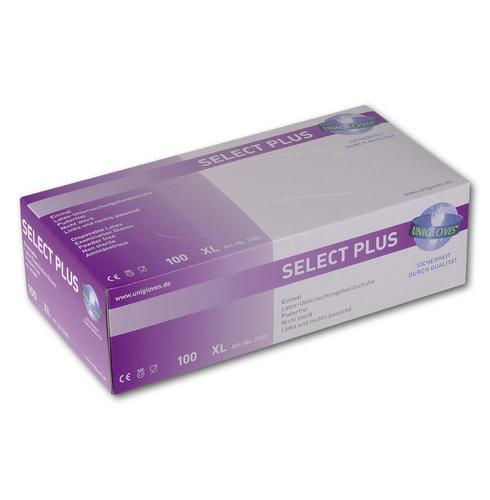Unigloves Select Plus Latex puderfrei, Gr.M, 100St