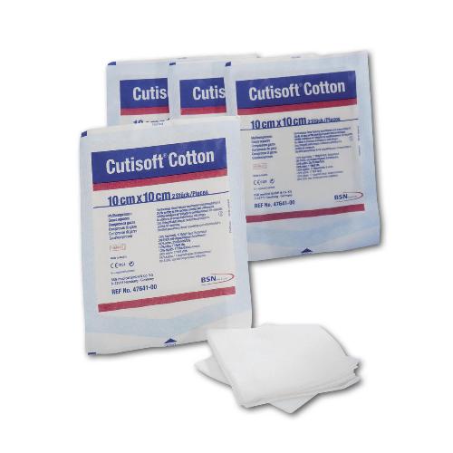 Cutisoft Cotton 8fach steril 5x5cm25x2St
