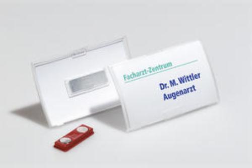 Namensschilder Quick Fold m. Magnet, 10St Namensschilder Quick Fold m. Magnet, 10St