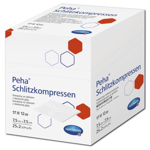 Peha Schlitzkompressen 10x10cm steril 20x2St.