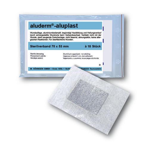 Aluderm Aluplast Sterilverbände 100x90mm10St Aluderm Aluplast Sterilverbände 100x90mm10St