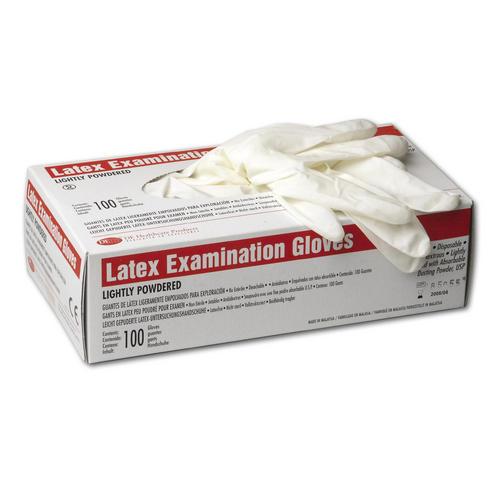 DE Latexhandschuhe gepudert, Gr.M, 100St