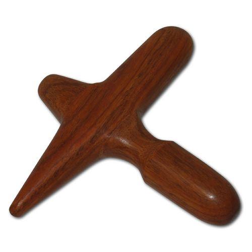 Massagekreuz Holz 11x10cm, 1St