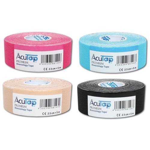 AcuTop Tape Premium 2,5cmx5m pink, 2 Rollen