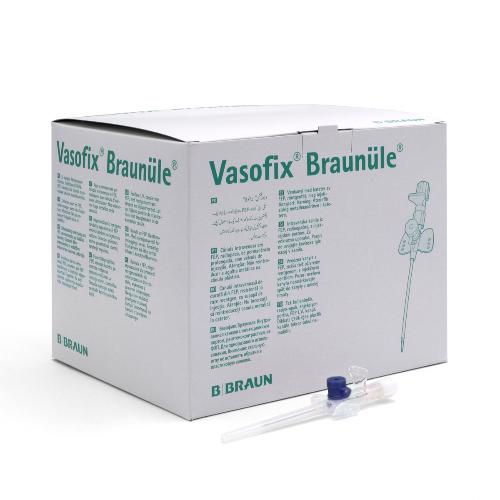 Vasofix Braunülen G22 0,9x25mm blau, 50Stk