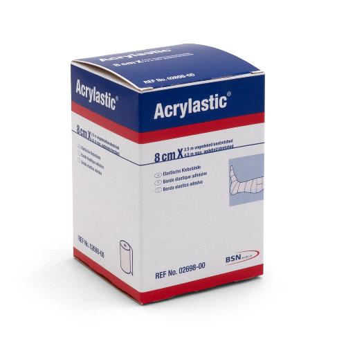 Acrylastic Klebebinde 2,5mx8cm 1St Acrylastic Klebebinde 2,5mx8cm 1St