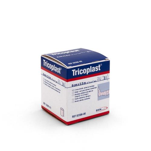 Tricoplast Klebebinde 2,5mx6cm 1St Tricoplast Klebebinde 2,5mx6cm 1St