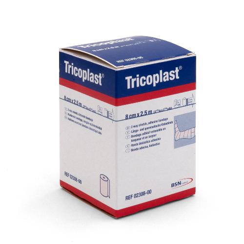 Tricoplast Klebebinde 2,5mx8cm 1St