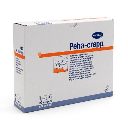 Peha Crepp Fixierbinden 4mx4cm 20St Peha Crepp Fixierbinden 4mx4cm 20St