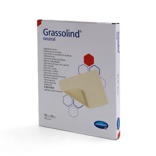 Grassolind neutral Kompr. 10x10cm 10St