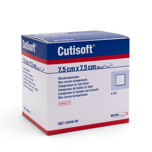 Cutisoft Kompresse steril 7,5x7,5cm100St Cutisoft Kompresse steril 7,5x7,5cm100St