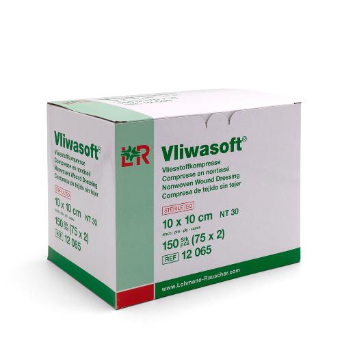 Vliwasoft Komp. 4fach ster. 10x10 75x2St. Vliwasoft Komp. 4fach ster. 10x10 75x2St.