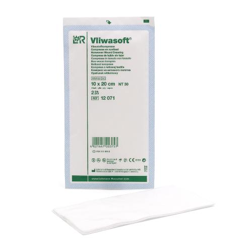 Vliwasoft Kompressen 4fach steril10x20cm75x2St Vliwasoft Kompressen 4fach steril10x20cm75x2St