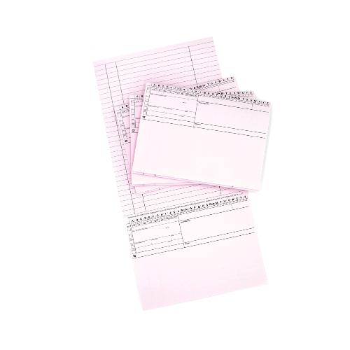 Optima Karteimappen rose, 250Stk Optima Karteimappen rose, 250Stk