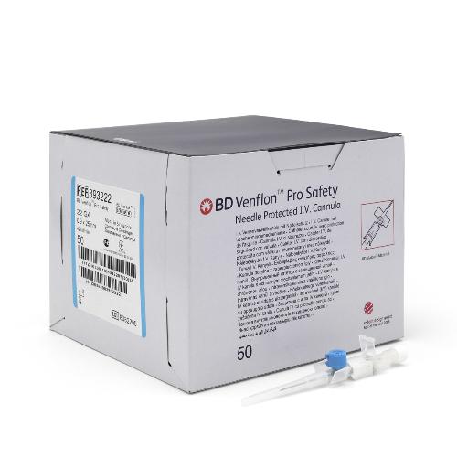 BD-Venflon Pro Safety 22G, 50 Stk BD-Venflon Pro Safety 22G, 50 Stk