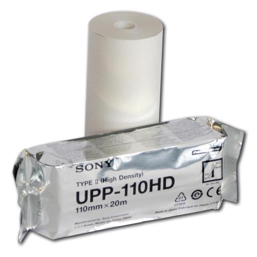 Videoprinter-Papier für Sony UPP 110 HD, 110mmx20m, Rolle Videoprinter-Papier für Sony UPP 110 HD, 110mmx20m, Rolle