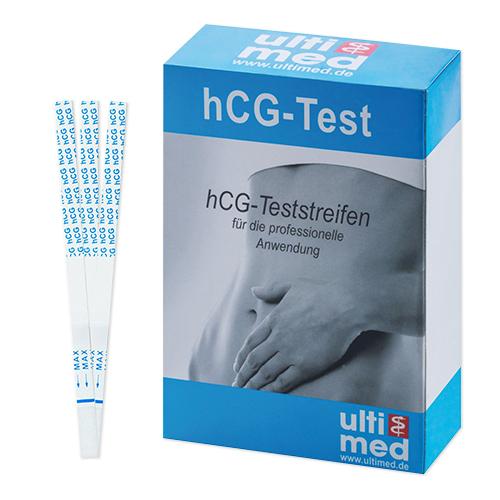 HCG-Schwangerschaftsteststreifen, 2 x 25 Stück