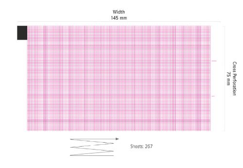 EKG-PAPIER ZU FUKUDA FX 3010