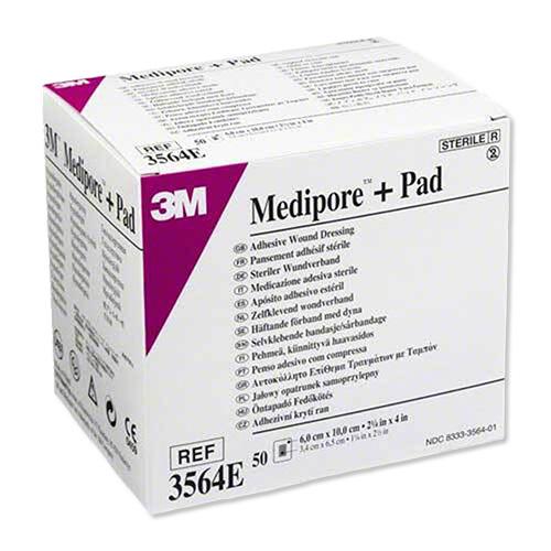 Medipore+ Pad, steriler Wundverband 6x10cm, 8x50 Stück