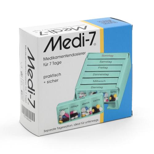 Medikamentendosierer Medi-7 türkisgr.1St Medikamentendosierer Medi-7 türkisgr.1St