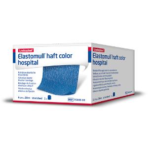 Elastomull Haft Fixierb. blau 20mx6cm