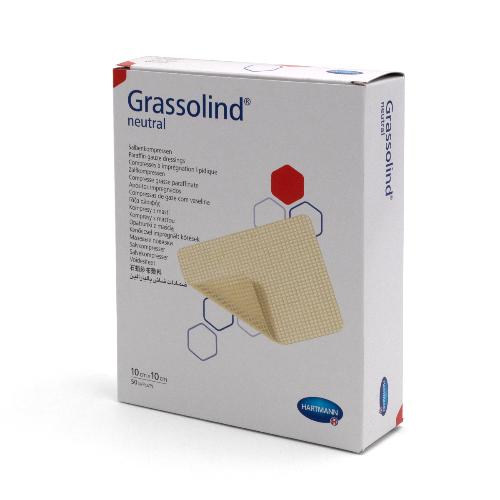 Grassolind neutral Kompr. 10x10cm 50St