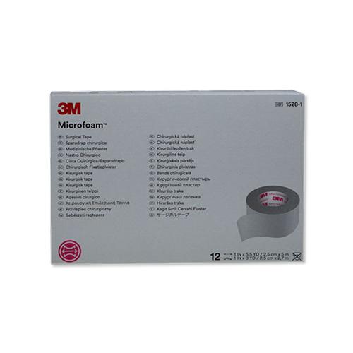 Microfoam Rollenpflaster, 2,5cmx3m, 12Stk