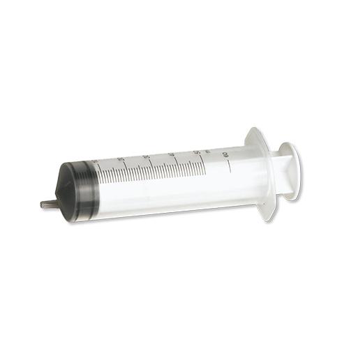 Einmal-Spritze mit Gummikolben, Luer-Ansatz, 50/60 ml, 1 Stück