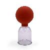 Schröpfglas Acryl mit Ball Gr.2 3,5cm, 1Stk
