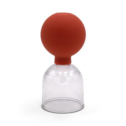 Schröpfglas Acryl mit Ball Gr.3 4,7cm, 1Stk