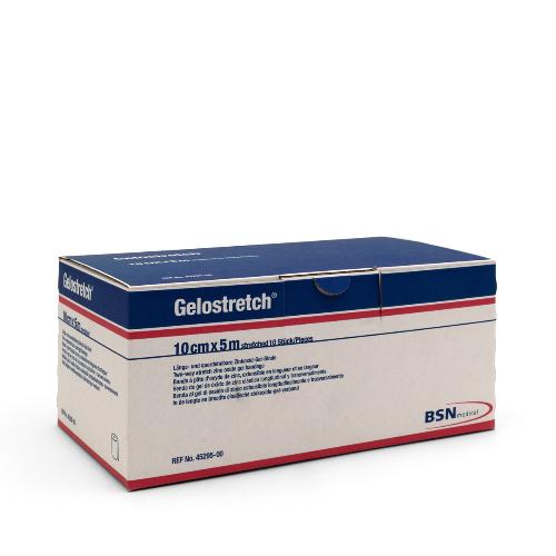 Gelostrech Zinkleimbinde 5mx10cm 10St Gelostrech Zinkleimbinde 5mx10cm 10St