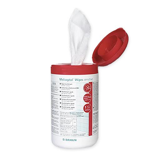 Meliseptol Wipes Sensitive, Spenderbox, 60 Tücher